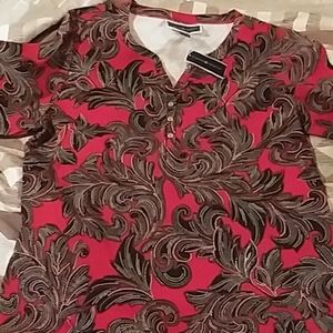 Karen Scott intricate shirt